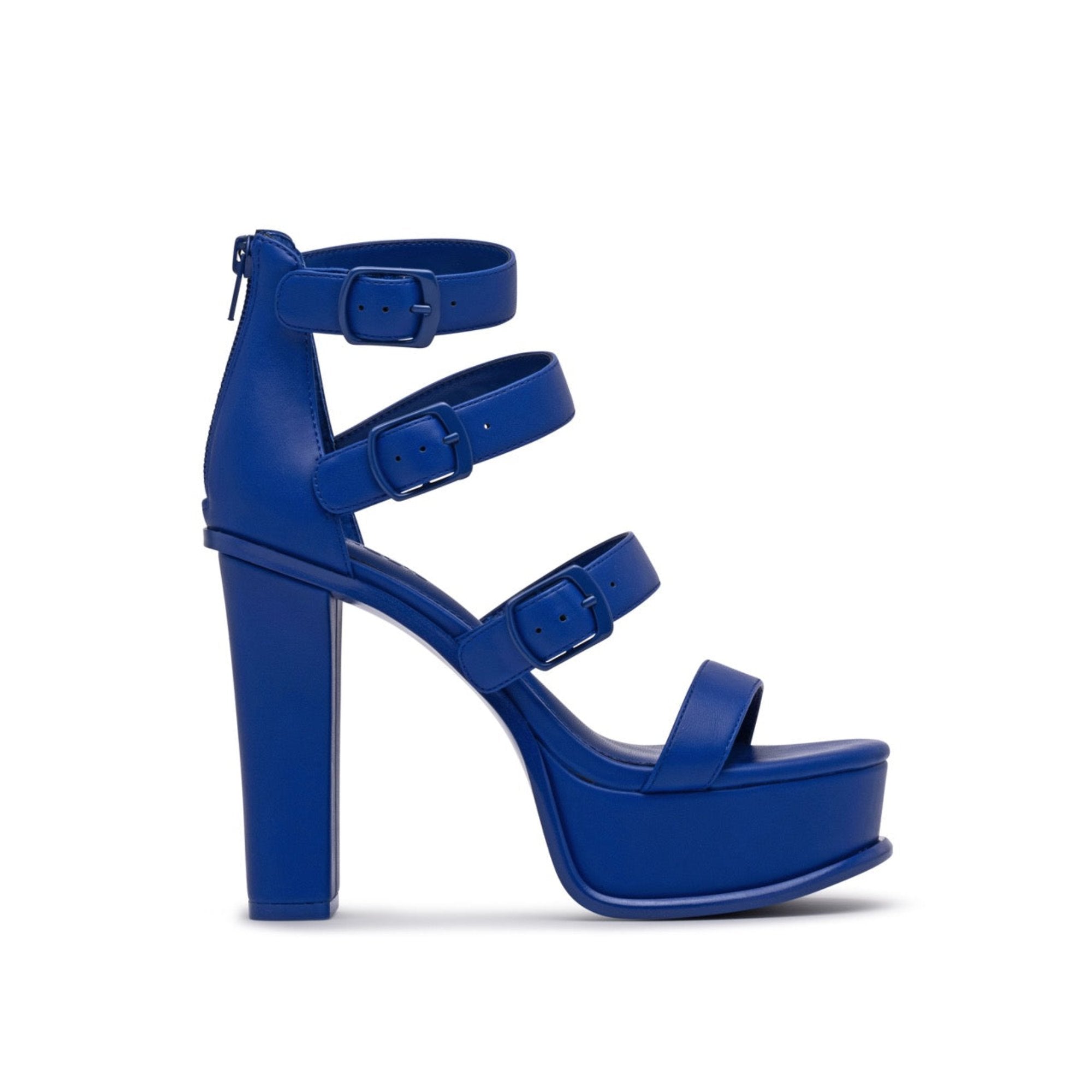 Blue sale sandals heels