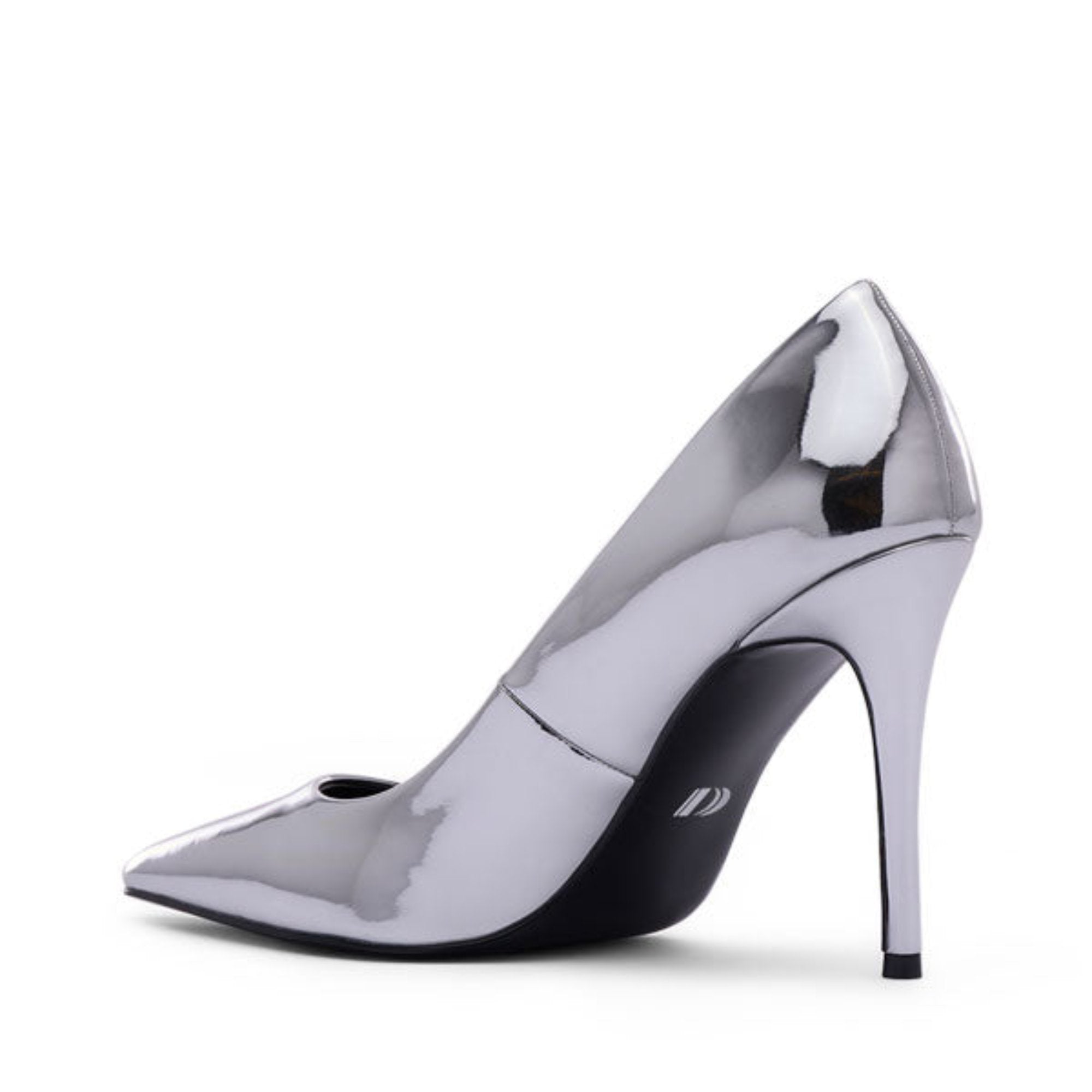 Dark on sale silver pumps