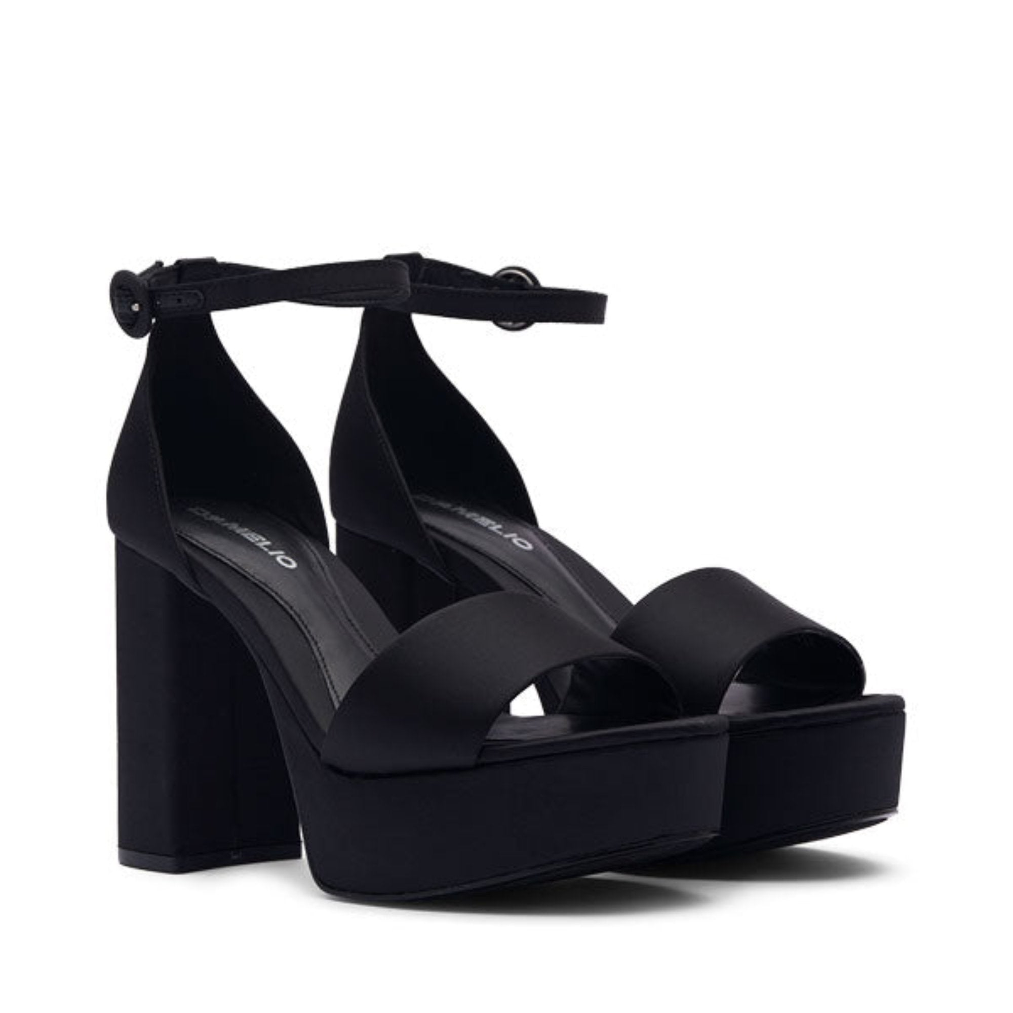 D'Amelio Footwear | Lania Sandal - Black Patent | $79